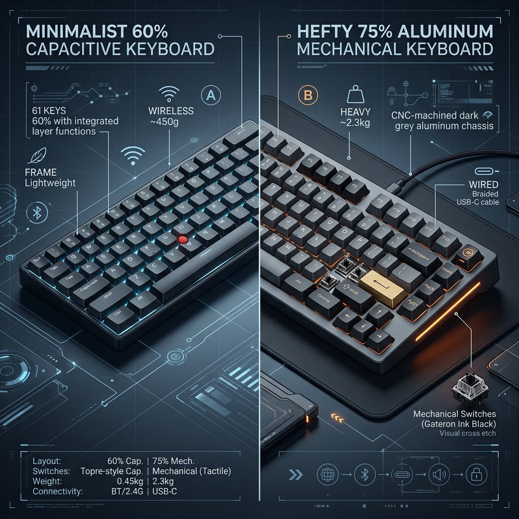 HHKB Studio vs Keychron Q1 Max